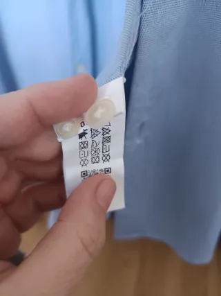 Camisa Zara Hombre Talla S Azul