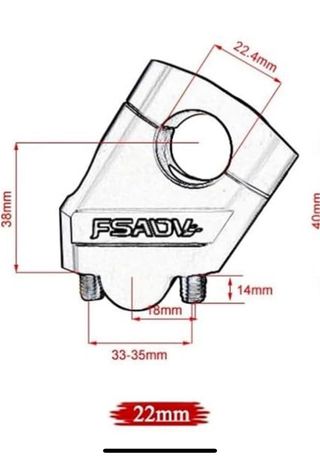 Elevador Manillar BMW GS