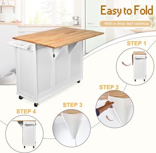 Isola da Cucina Smart – Compatta, Mobile, Geniale!