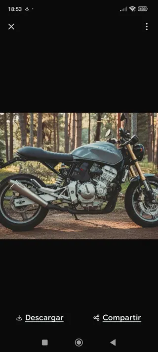 Honda Hornet Scrambler, vendo o cambio