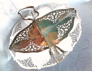 Alzata 4 sezioni BHLD Vintage placcata argento