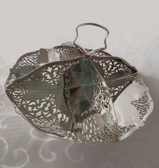 Alzata 4 sezioni BHLD Vintage placcata argento