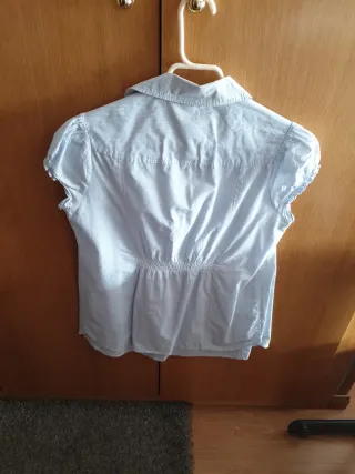 Camisa premamá H&M rayas azules y blancas Talla M