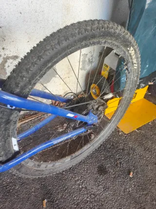 Bicicleta Montaña Azul Fila