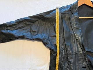 Cazadora de piel para mujer años 90