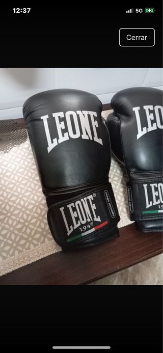 Guantes de Boxeo Leone 1947 Negros