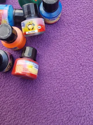 Set tintas tatuaje multicolor