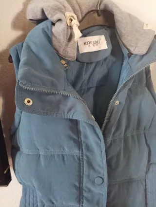 Chaleco KAFUNU Teal con Capucha