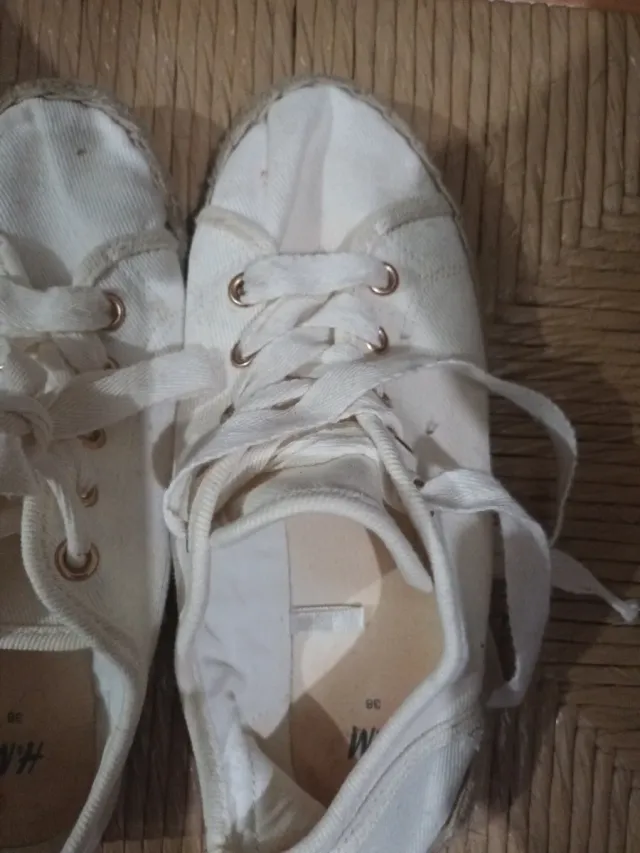 Botines H&M Blancos Talla 38