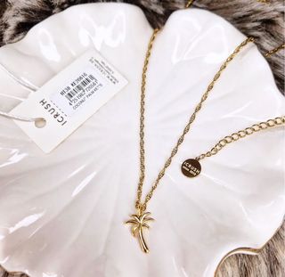 Collar Icrush Placcato Oro 18k Palmera