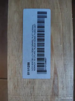 Estructura cama individual  y somier