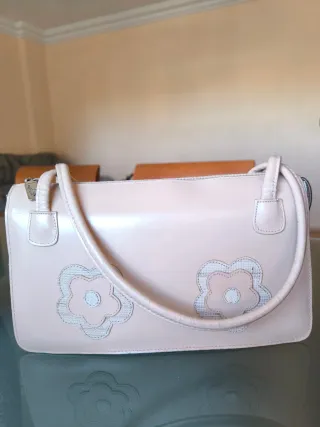 Bolso Emilio Faraoni Beige Flores