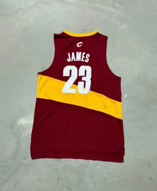 Adidas vintage jersey NBA cavaliers james uomo tgL