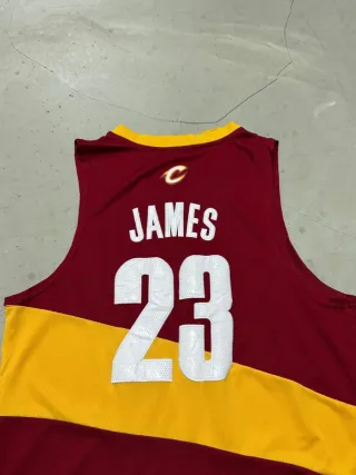 Adidas vintage jersey NBA cavaliers james uomo tgL