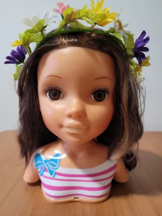 Cabeza de Muñeca Famosa para Peinar
