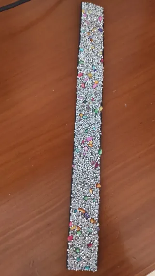 Cinturón elástico pedrería multicolor