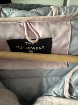 Chaqueta acolchada mujer rosa