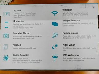 Videoportero IP TMEZON MZ-IP-V739B + MZ-VDP NE120