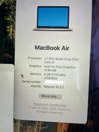 MacBook Air 13” 500 GB SSD i5