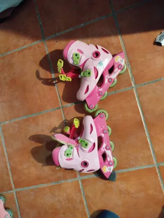 Patines en línea rosas Talla 30-32