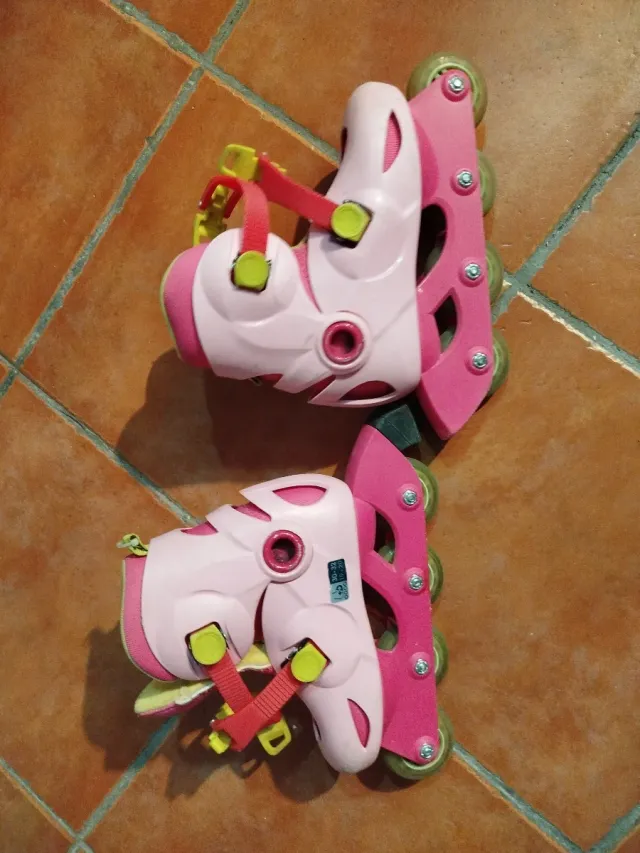 Patines en línea rosas Talla 30-32