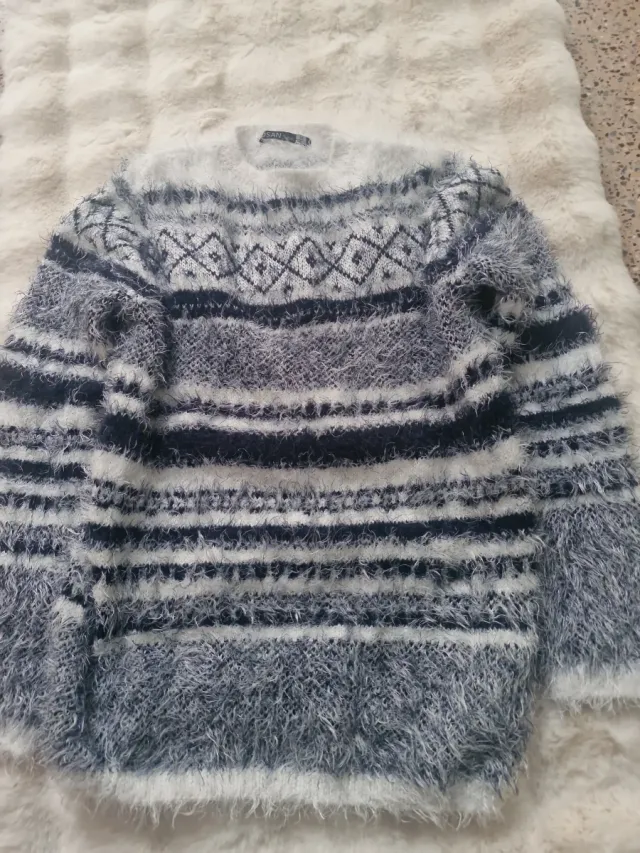 Jersey de lana con estampado