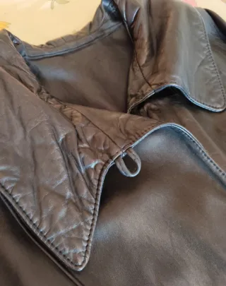 Chaqueta Cuero Vintage Oversize 80s/90s