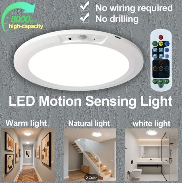 Plafón LED con Sensor de Movimiento PIR