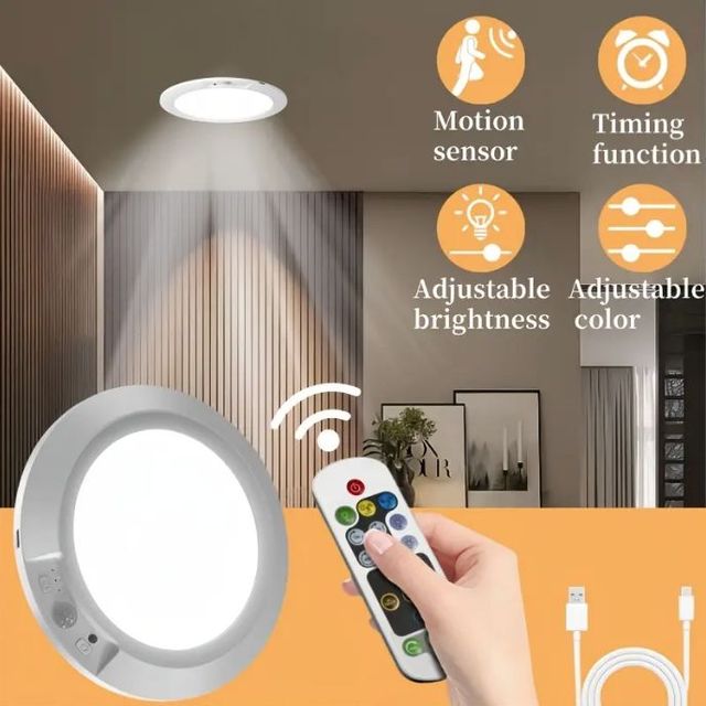 Plafón LED con Sensor de Movimiento PIR