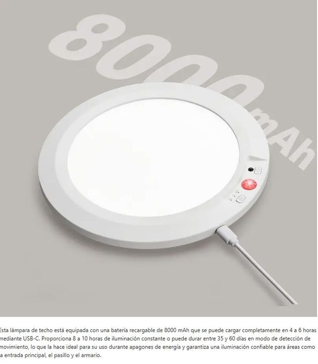 Plafón LED con Sensor de Movimiento PIR