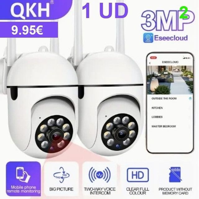 Cámaras vigilancia desde 7€