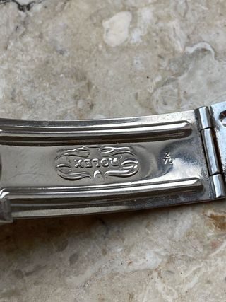 Brazalete Rolex Oyster Rivet 7206 20mm Acero y Oro