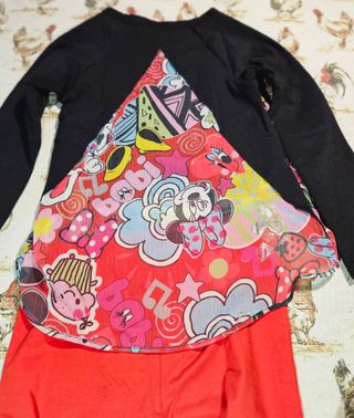 Completo bambina maglia e pantaloni