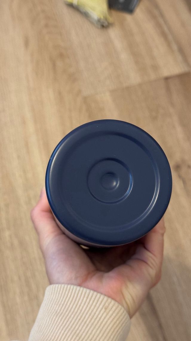 Garrafa Térmica Azul Marinho Nova em Aço Inoxidável