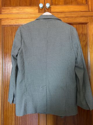 Americana cuadros Bershka