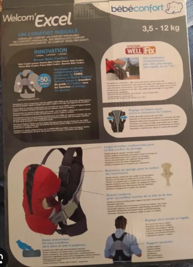 Mochila portabebes Bebeconfort