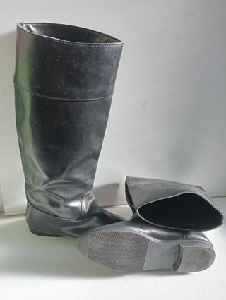 Botas altas de señora negras