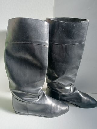 Botas altas de señora negras