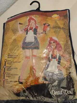 Disfraz Muñeca Diabólica Dead Doll Talla L