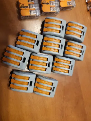 80 Connettori Wago 1-2-3-5 Vie Serie 221 e 222