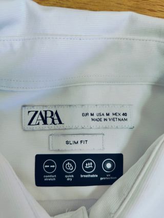 Camisa Zara Blanca Talla 40