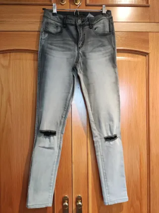 Vaqueros Vila pitillo desgastados talla S
