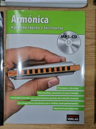 Lote Libros Música: Guitarra, Piano, Armónica, Uku