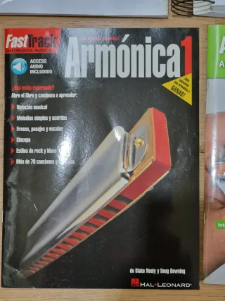 Lote Libros Música: Guitarra, Piano, Armónica, Uku