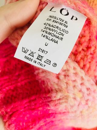 Chaleco de punto de mohair