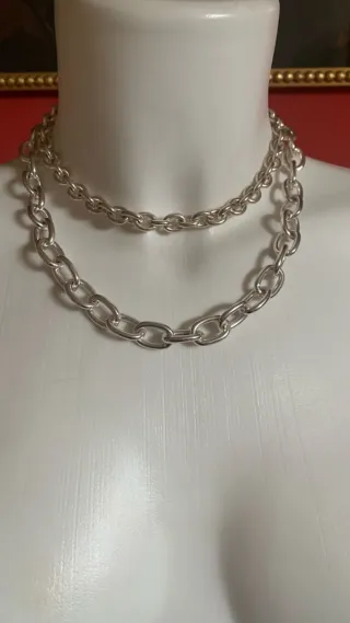 Set collane a catena in metallo