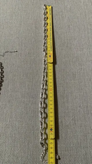 Set collane a catena in metallo