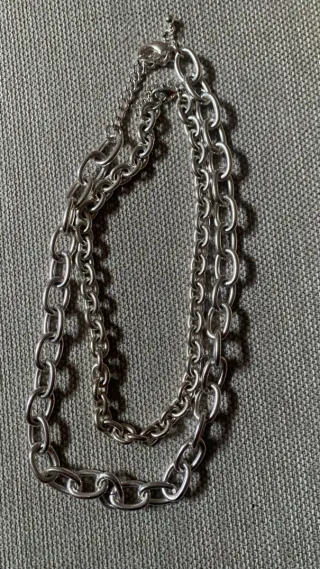 Set collane a catena in metallo