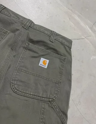 Carharrrt vintage work pant army regular fit uomo