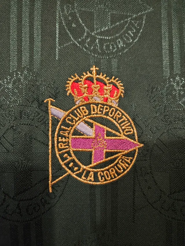 Camiseta Retro Deportivo A Coruña Adidas Verde